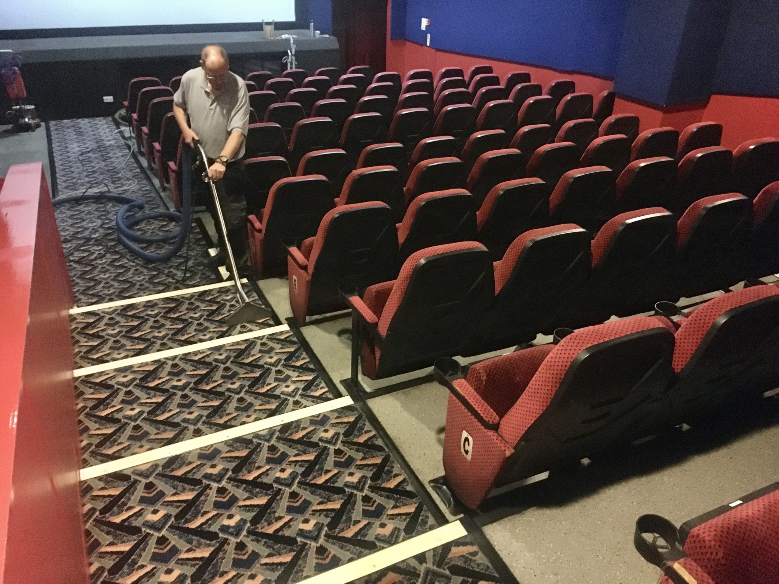 hospitality cinema carpet cleaning